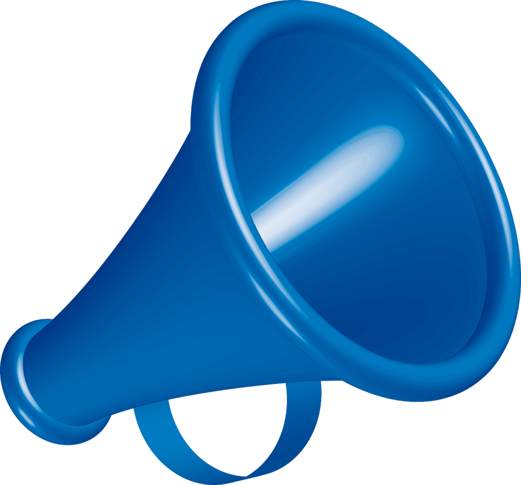 megaphone, blue, instrument-94437.jpg