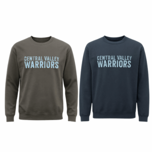 Bella Canvas Crewneck Sweatshirt Distressed Logo