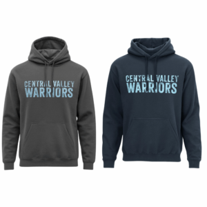 Gildan Hooded Sweatshirt Distressed Logo