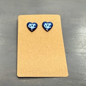 CV Glitter Heart Earrings